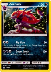 Zoroark SM89 Cosmos Holo Promo - Shining Legends Zoroark Pin Collection